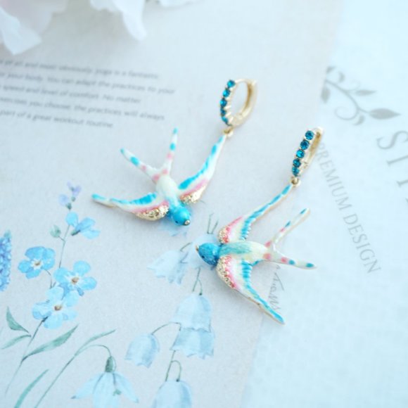 COPY - Bill skinner swallow earrings - Picture 10 of 12